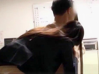 Japanese Office X-Hamster Party with Blowjobs, Foursome and Group XXX