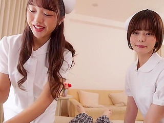 Horny Japanese Nurses X-rated Medical Fuck Fest with Patient's Dick!